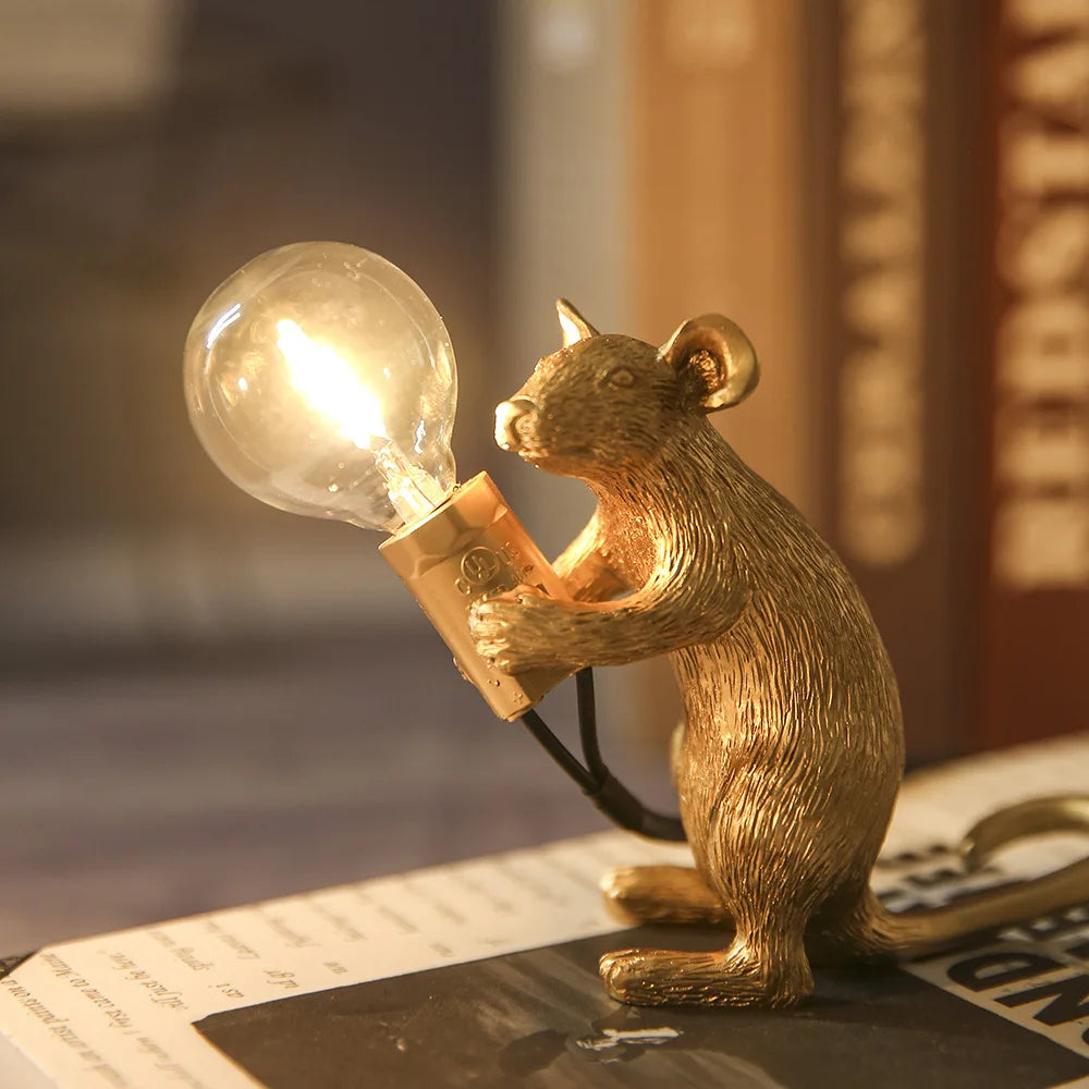 Nordic Home Room USB Mouse Lamp LED Night Lamp Desktop Bedside Night Light Home Room Decor Lighting Desk Lamp Table Lamp Pendant