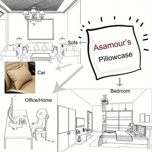 Home Decor Funny Hamster Pillowcase Suitable For Bedroom Car Office Living Room Sofa Cushion Cover