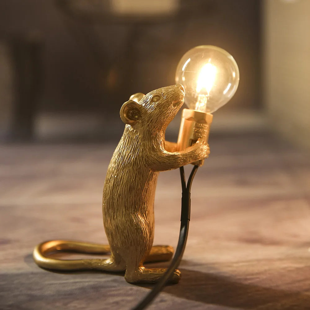 Nordic Home Room USB Mouse Lamp LED Night Lamp Desktop Bedside Night Light Home Room Decor Lighting Desk Lamp Table Lamp Pendant